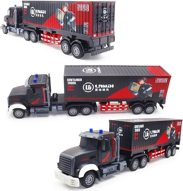 Remote Control Semi Truck And Trailer Toy
