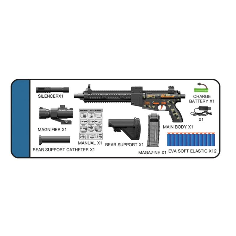 M416 Electric Continuous Eva Soft Bullet Emitter