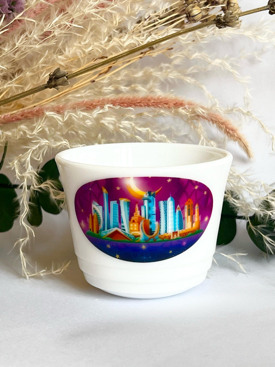 Kahwa cup Doha Skyline