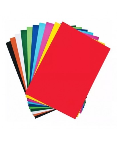Bristol Fluorescent Color Paper 24 Pcs