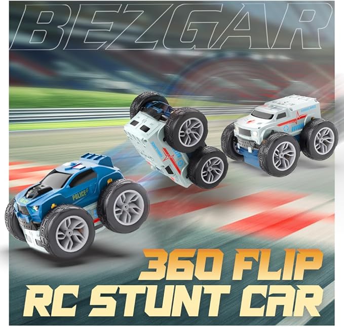 Bezgar Remote Control Car Police & Ambulance Car 2 In 1