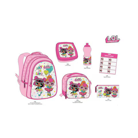 Lol Surprise 6 In 1 Backpack Set 16inch