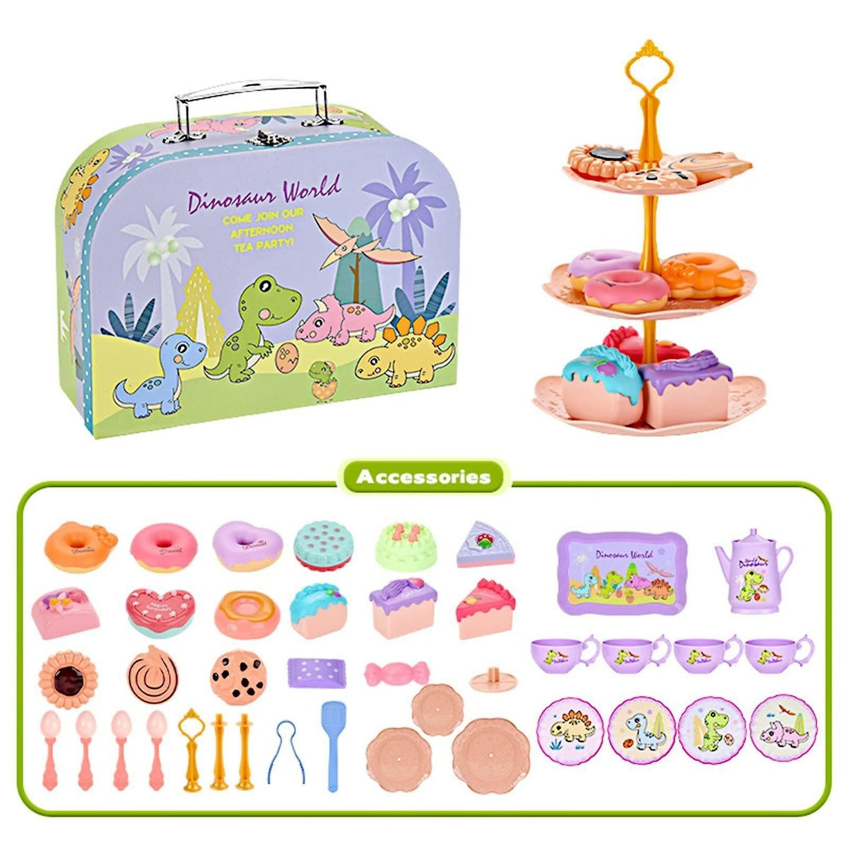 Dinosaur Toy Cup Play Set