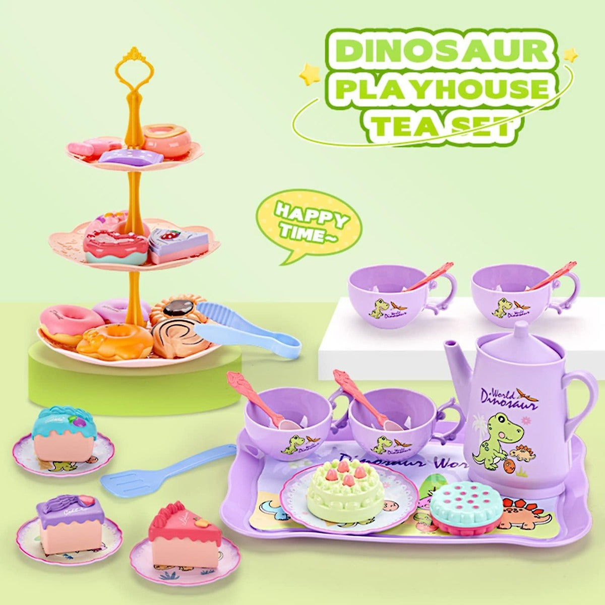Dinosaur Toy Cup Play Set