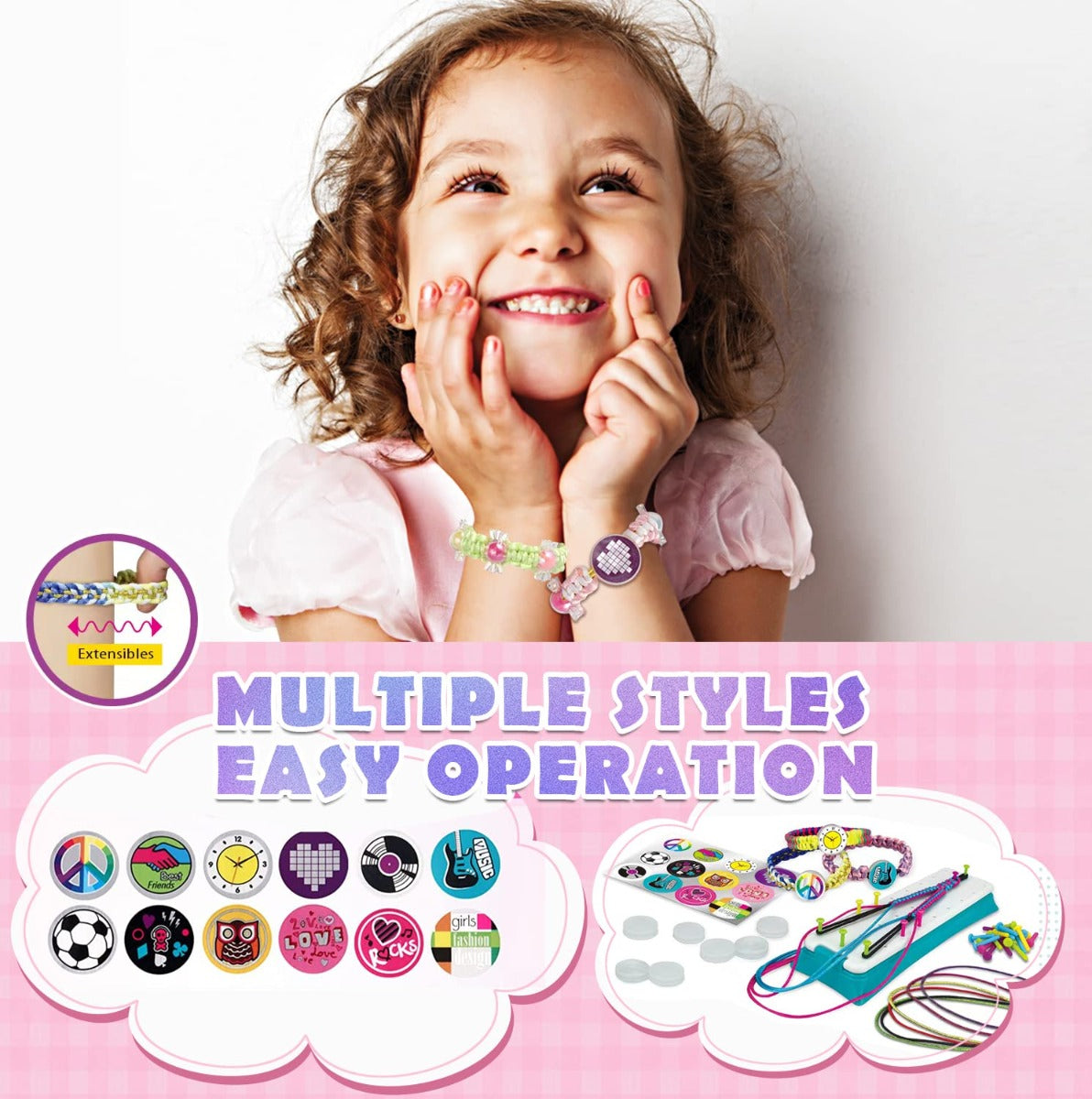 MBK Friendship DIY Bracelet Braiding Making Kit