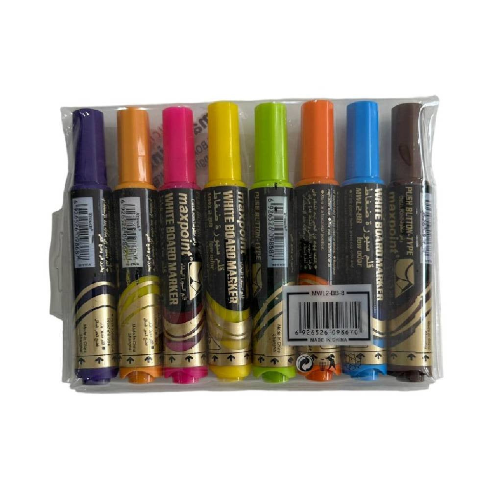 Maxpoint Whiteboard Marker Packet 8Pcs