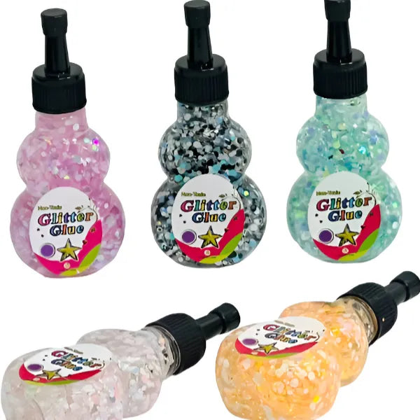 Non Toxic Glitter Glue Assorted Colors 10 Pcs
