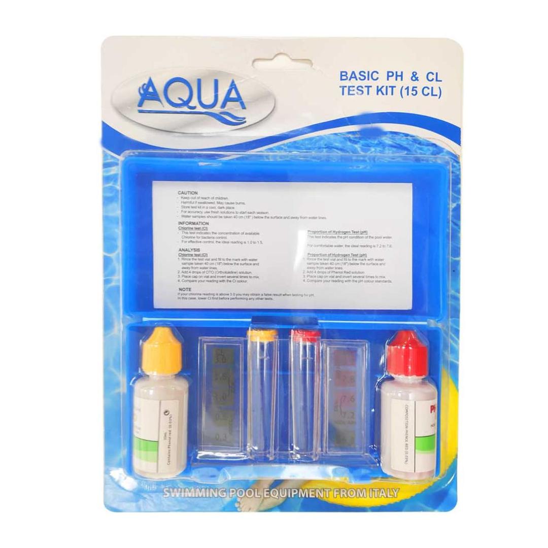 Swimming Pool Chlorine & Water Test Kit for Chlorine and PH