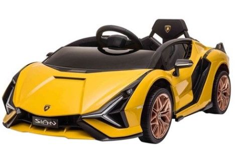 Lamborghini Sian  Yellow 12V Battery Operated Ride On