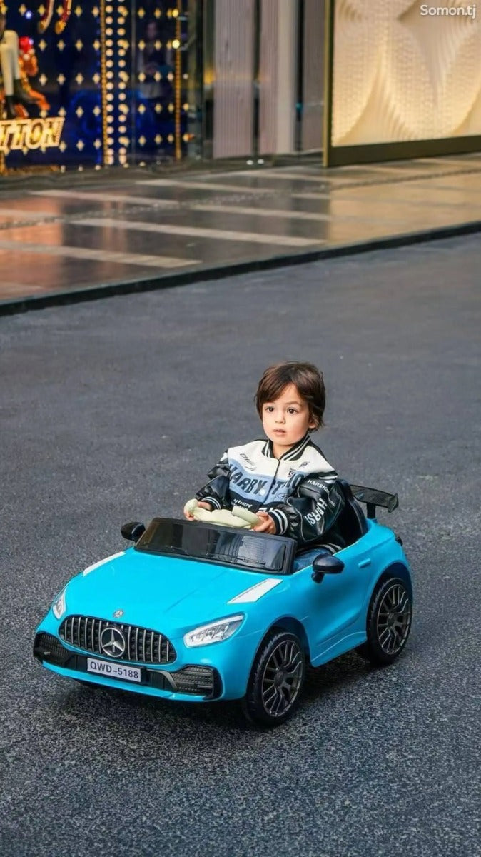 Mercedes 12V Battery Operated Ride On Car Blue