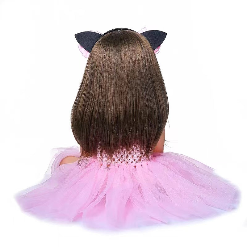 Reborn 46cm Baby Doll Soft Vinyl Silicone Born Baby Doll