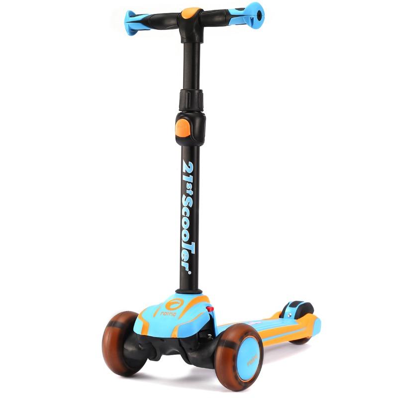 Ryin 3 Wheeled Twist Scooter Blue Black