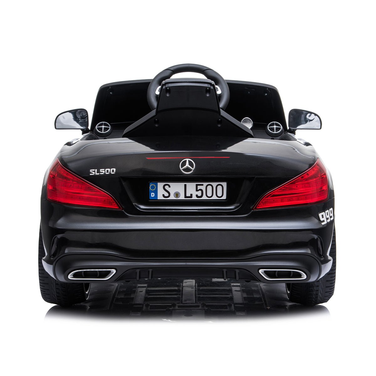 Mercedes Benz SL500 12V Electric Ride On Police Car Black 12V