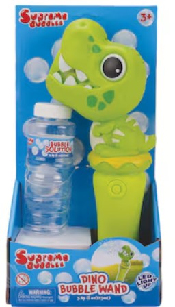 Supreme Bubbles Dino Light Up Bubble Wand 115ml