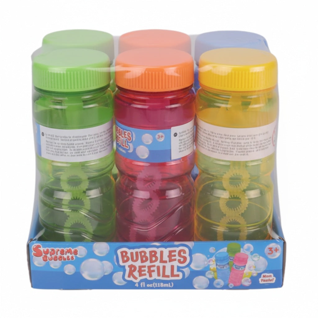 Supreme Bubbles Bubble Refill with Wand 118ml 6Pcs