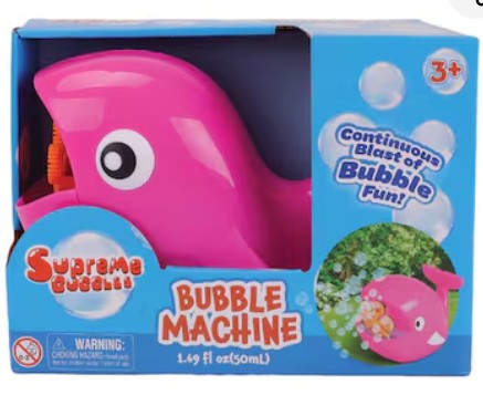 Supreme Bubbles Whale Bubble Machine 50ml