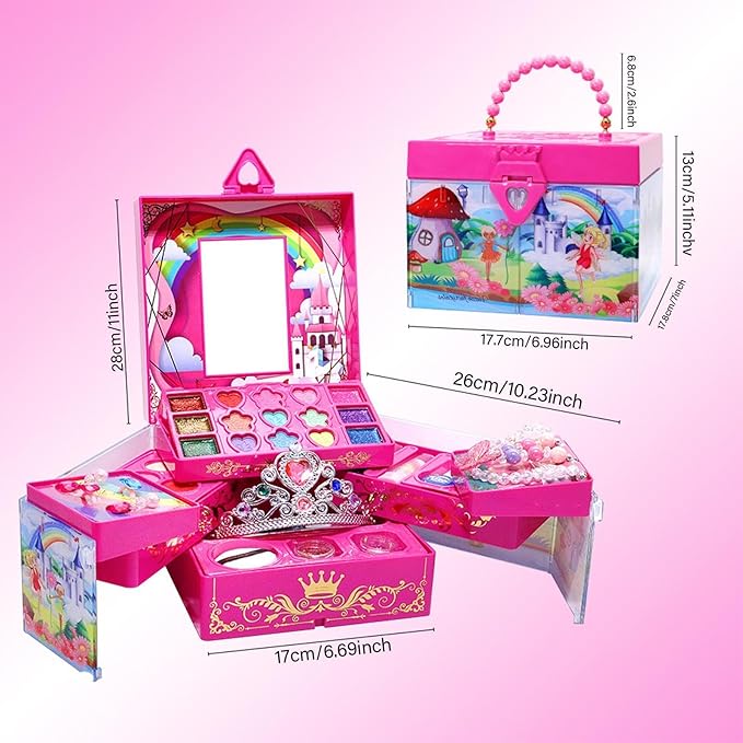 Dimaond Treasure Box Kids Makeup Set 22Pcs