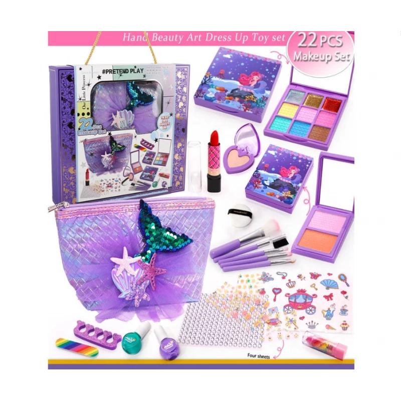 Makeup and Hand Beauty Art Dress Up Toy 22Pcs