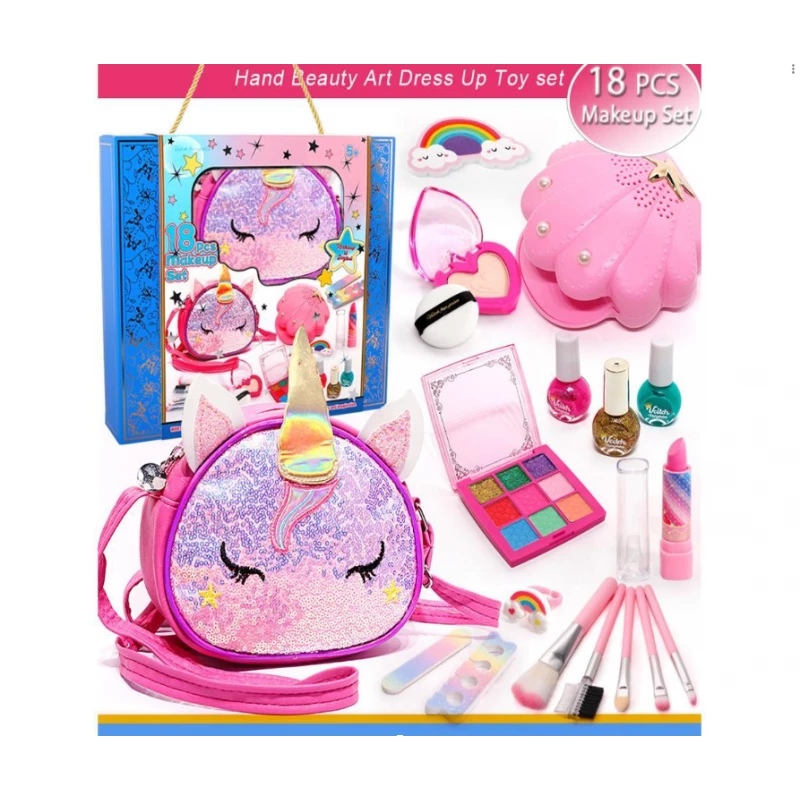 Makeup and Hand Beauty Art Dress Up Toy 18Pcs
