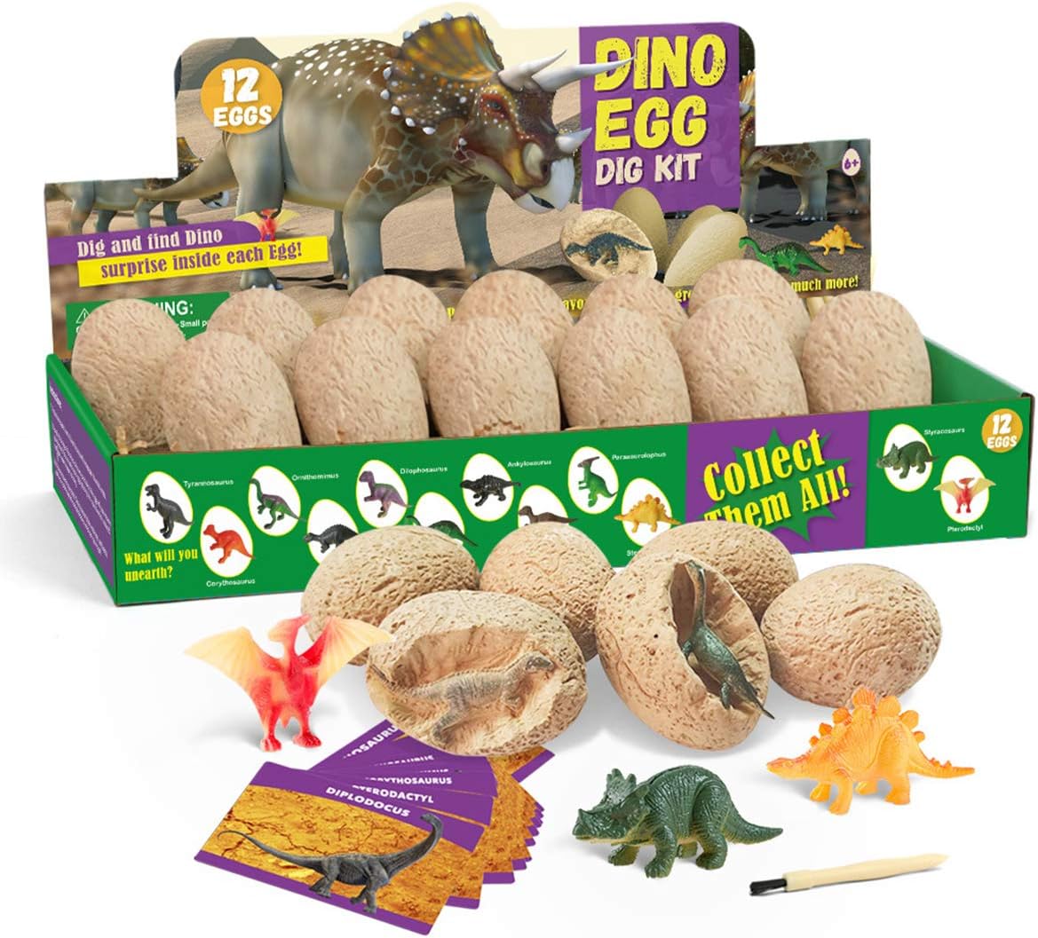 Dinosaur Eggs Excavation Dig Kit Assorted