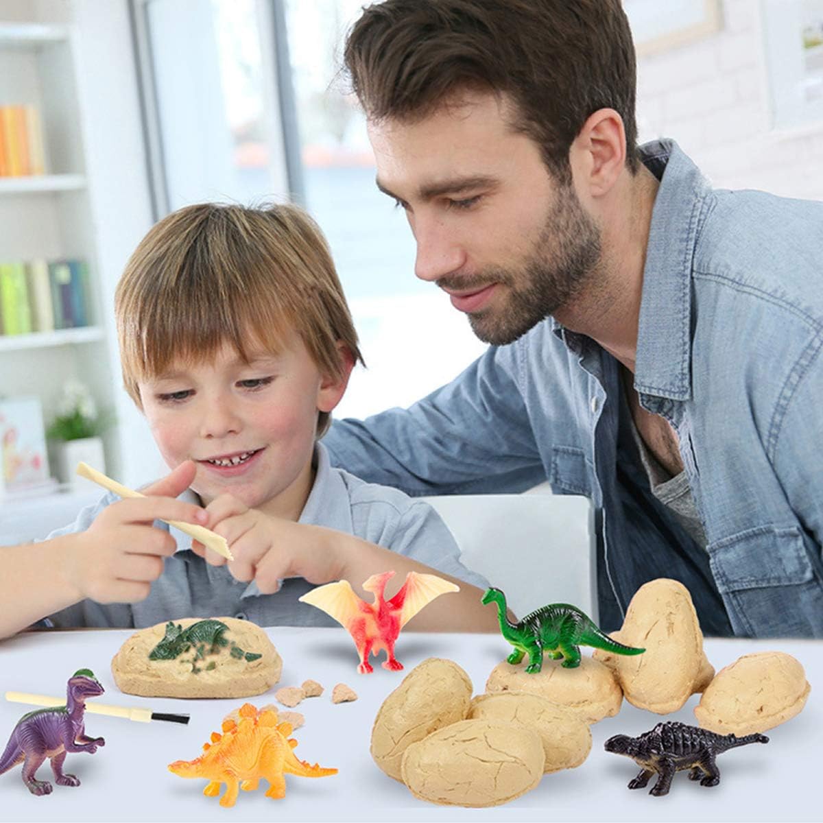 Dinosaur Eggs Excavation Dig Kit Assorted