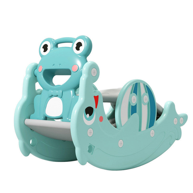 Kids 2 in 1 Rocking chair and Slide Mint