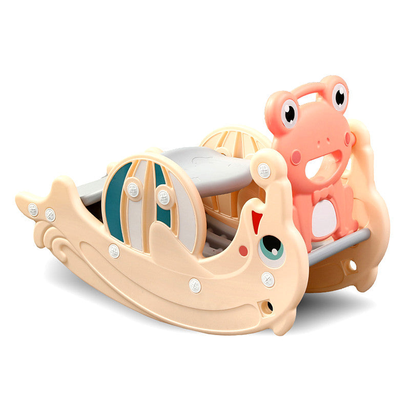 Kids 2 in 1 Rocking chair and Slide Orange