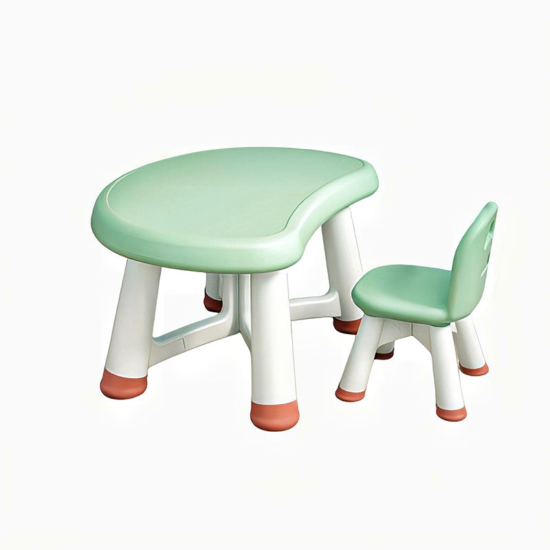 Kids Table and Stool Green