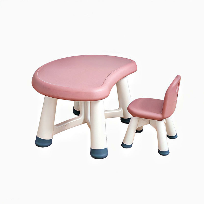 Kids Table and Stool Pink