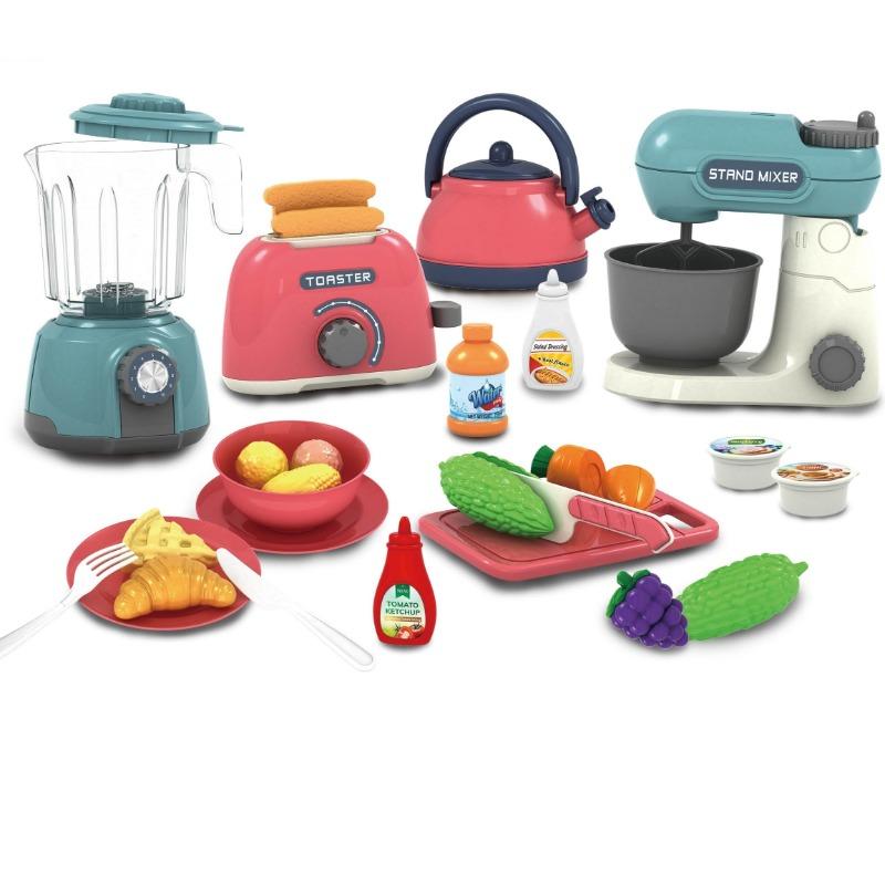 Kitchen Set Pink And Green 12 Pcs