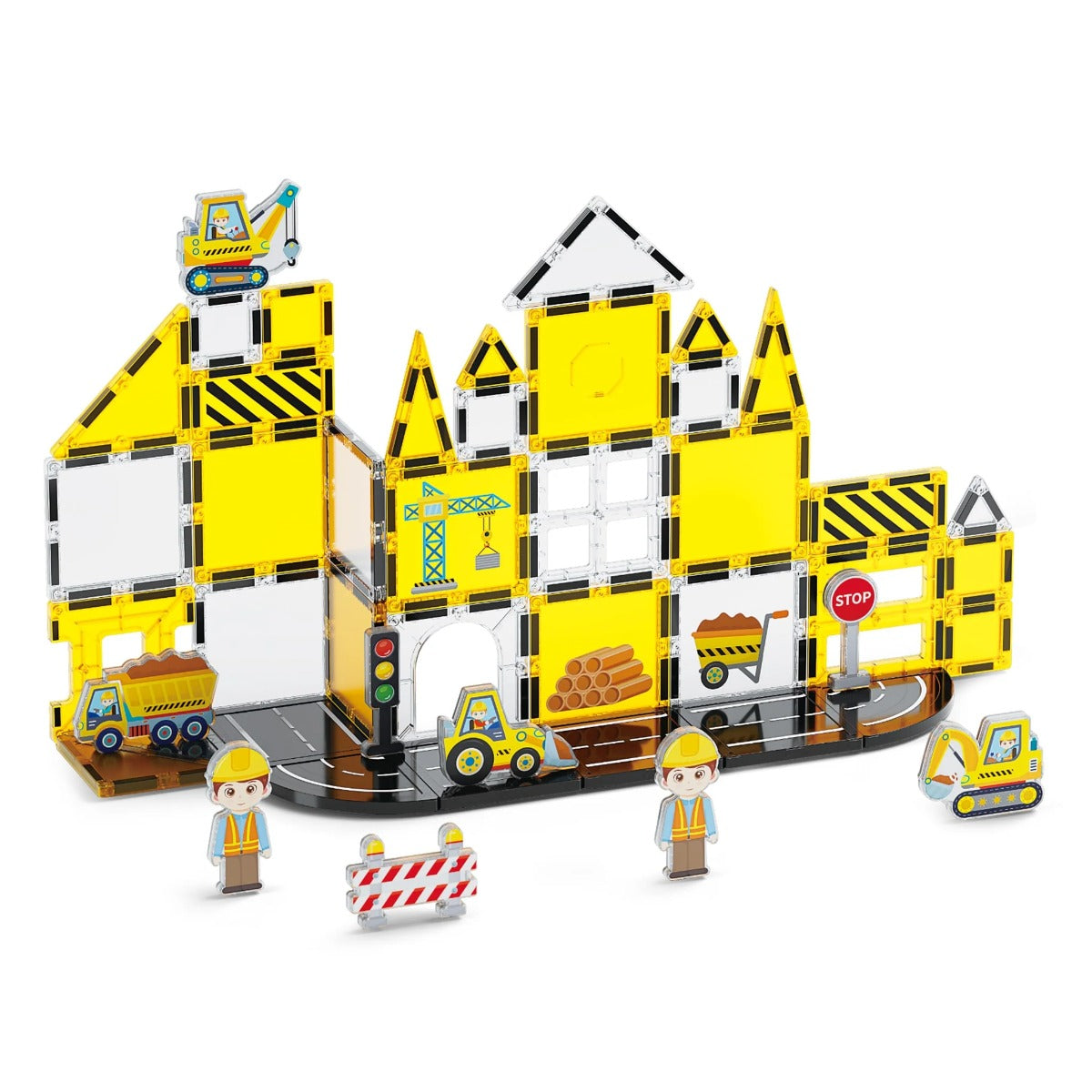 Magnetic Tiles Engineering 47Pcs
