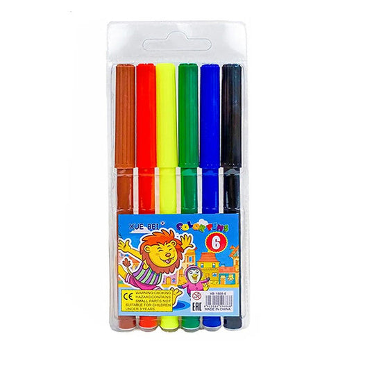 Xue Bei Color Pens 6Pcs