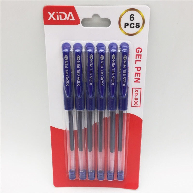 Xida Gel Pen 6Pcs