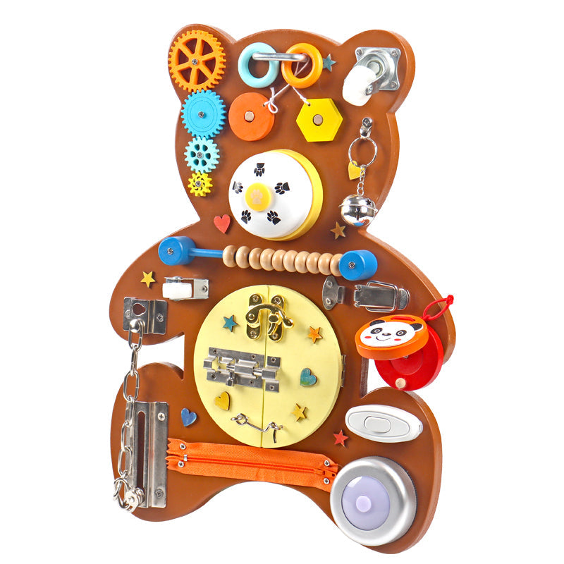 Teddy Bear Busy board