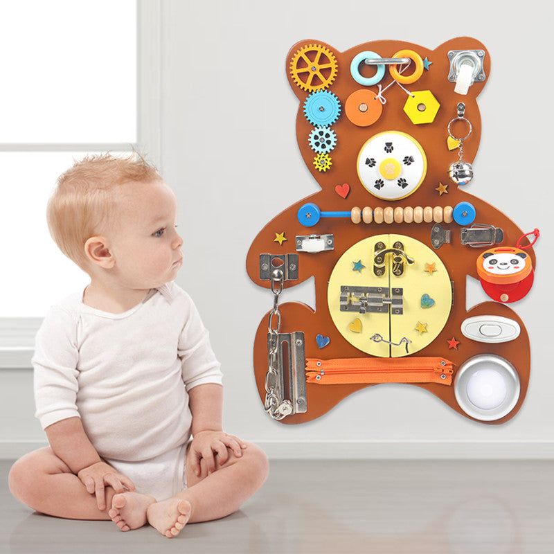 Teddy Bear Busy board