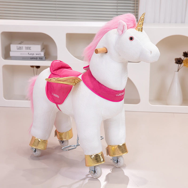 Kids Rocking Horse White Medium Size